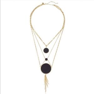 Rebecca Minkoff Leather Inlet Necklace